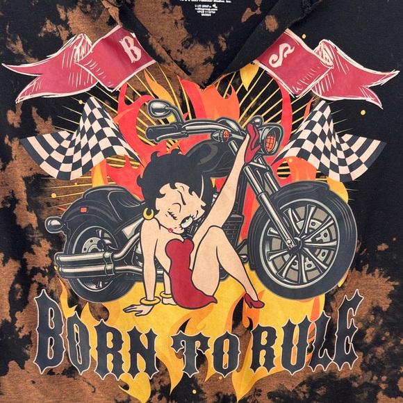 Betty Boop Women’s Tee - Black and Brown NWOT Size M - Picture 3 of 5